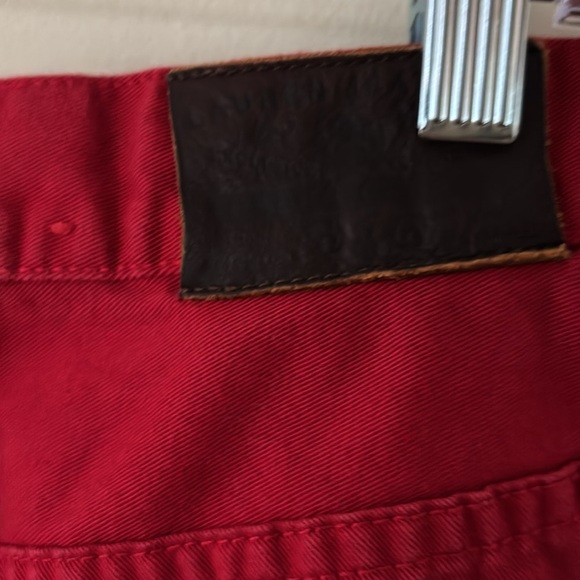 Lauren Jeans Company Ralph Lauren Red Cropped Jeans Size 14 - Picture 7 of 12